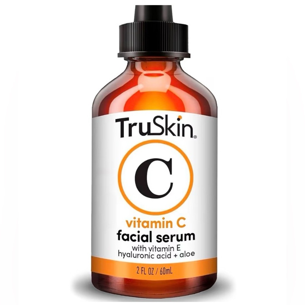Large Size 2 oz TruSkin Vitamin C Face Serum: Hyaluronic Acid, Vitamin E, Aloe